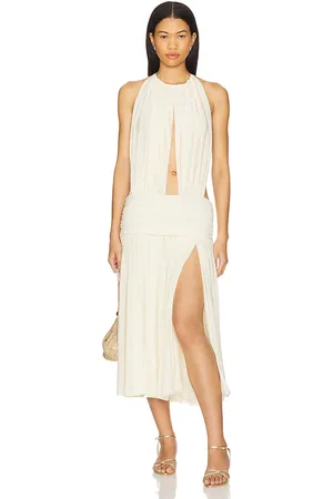 Mirror Palais La Piscine Dress in - Lemon. Size M (also in S).