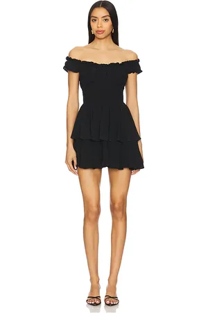 MORE TO COME Billie Off Shoulder Dress in - . Size L (also in M, S, XL, XS, XXS).