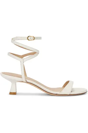 Stuart Weitzman Nudist Wrap 50 Sandal in - Cream. Size 10 (also in 6, 6.5, 7, 7.5, 8, 9, 9.5).