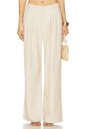 Gestuz Decy High Waisted Pants in - Beige. Size 34 (also in 38).