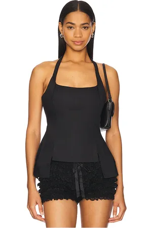 DANIELLE GUIZIO Carine Halter Top in - . Size M (also in S, XS).