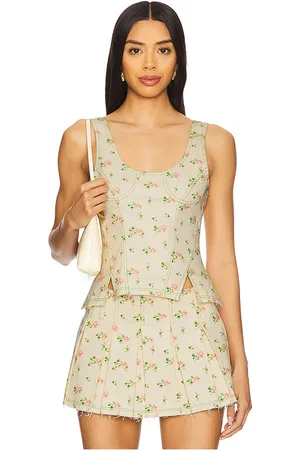 yuhan wang Corset Top in - Cream. Size L (also in M, S, XL).