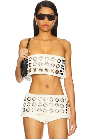 Lado Bokuchava Okinawa Top in - Ivory. Size L (also in S).