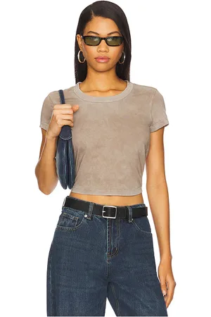 Cotton Citizen Standard Baby Tee in - Grey. Size L (also in M, XS).