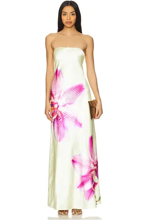 Runaway The Label Celeste Maxi Dress in - Lemon. Size M (also in XL).