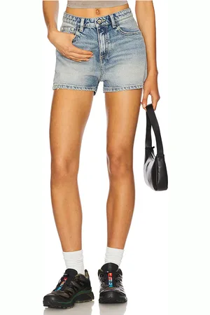Icon Denim Tam Short in - Blue. Size 24 (also in 25, 26, 27, 28, 29, 30, 31, 32).