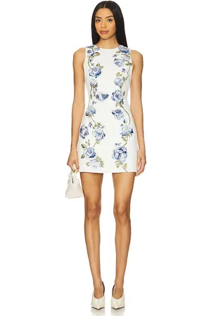 ALICE+OLIVIA Clyde Dress in - White. Size 12 (also in 2, 4, 6, 8).