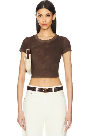 Cotton Citizen The Standard Baby Tee in - Chocolate. Size M (also in S).