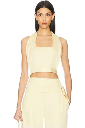 IRO Charlotte Top in - Lemon. Size 34/2 (also in 38/6, 40/8).