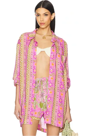 SPELL Goldie Shirt in - Pink. Size L (also in M, S, XL, XXL).