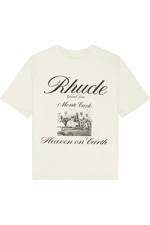 Rhude Heaven On Earth Tee in - White. Size M (also in S).