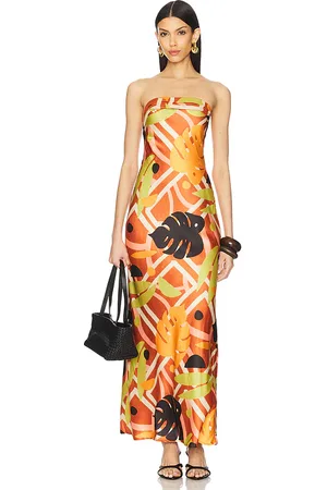 Seven Wonders Sachi Maxi Dress in - Orange. Size L (also in M, S, XS).
