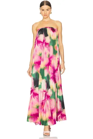 MISA Agatha Dress in - Fuchsia. Size M (also in S, XS, XXS).