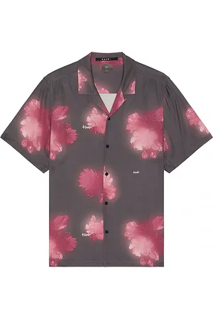 KSUBI Cursed Resort Short Sleeve Shirt in - Charcoal. Size L (also in M, S, XL/1X).