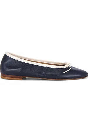 Mansur Gavriel Dance Ballerina Flat in - Navy. Size 38 (also in 39).