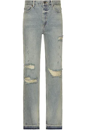 Midnight Distressed Denim Jeans in - Blue. Size 30 (also in 32, 34, 36).