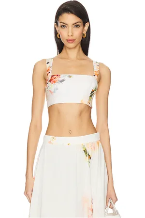 HEMANT AND NANDITA Corset Top in - Ivory. Size L (also in M, S, XL, XS).