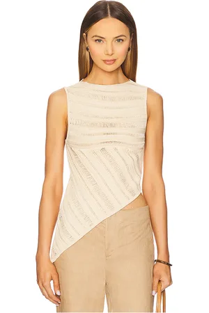 NONchalant Label Banks Top in - Nude. Size L (also in M, S, XL, XS).
