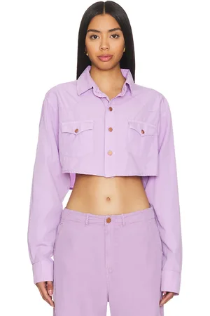 3x1 Stefy Crop Jacket in - Lavender. Size M (also in L).