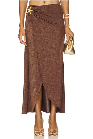 Show Me Your Mumu Cyprus Sarong in - Brown. Size M/L (also in XL/XXL).