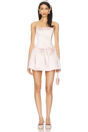 Runaway The Label Matiya Mini Dress in - Blush. Size L (also in M, S, XL).