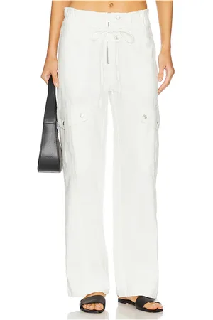 Free People Park Ave Pant in - White. Size L (also in M, S, XL, XS).