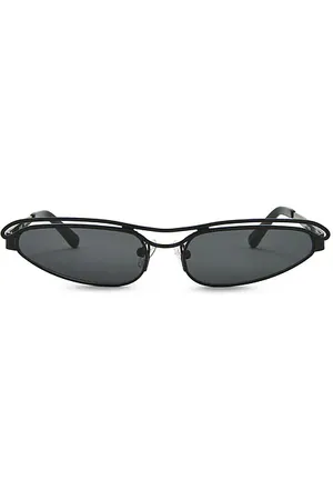 The Attico Norma Sunglasses in - Black. Size all.