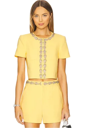 Cinq A Sept Samina Jacket in - Lemon. Size 0 (also in 10, 6).