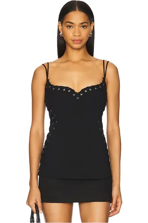 Paris Georgia Eyelet Heart Singlet Top in - . Size M (also in S, XS).
