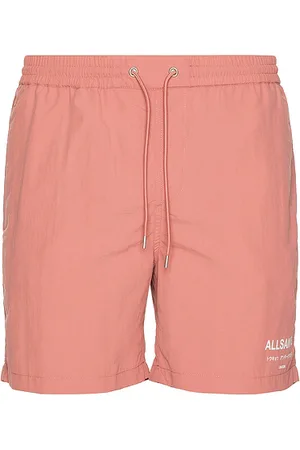 AllSaints Underground Swimshorts in - Coral. Size L (also in S, XL/1X).