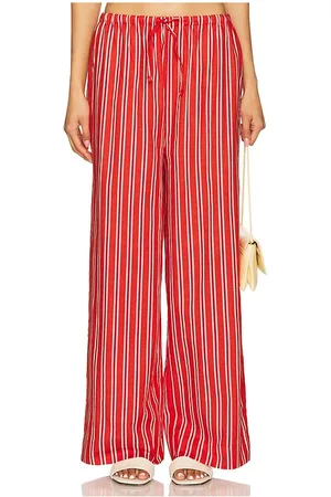 WeWoreWhat Tie Waist Pant in - Red. Size M (also in S, XS).