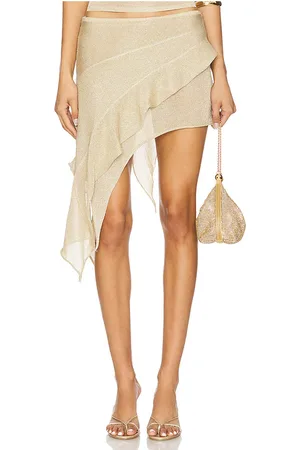 Lioness Palisades Mini Skirt in - Metallic Gold. Size L (also in XXL).