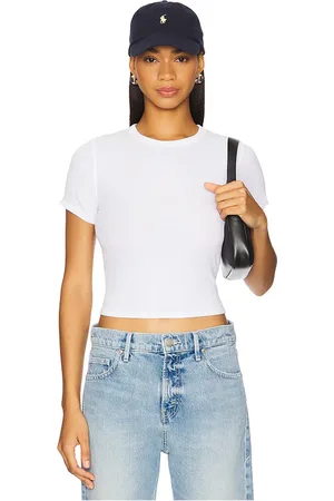 Michael Lauren Rhea Short Sleeve Fitted Top in - . Size L (also in M, S, XL, XS).