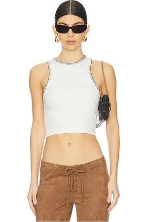 EB DENIM X REVOLVE Blanket Stitch Tank in - . Size L (also in M, S).