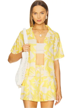 Sendero Provisions Isla Top in - Yellow. Size L (also in M, S, XS).