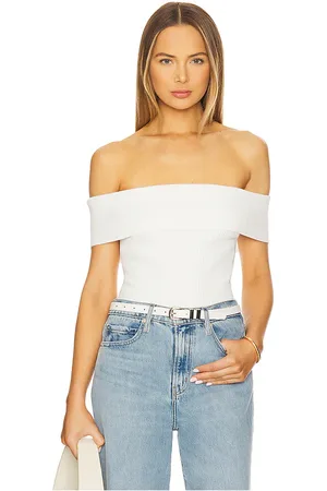 DL1961 Off Shoulder Instasculptâ¢ Top in - . Size L (also in M, S, XS).