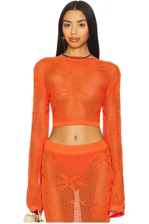 SNDYS Terra Reversible Top in - Orange. Size L (also in XL, XXL).