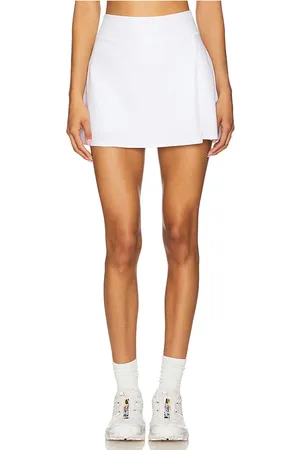 Beyond Yoga Space Dye Points Crossover Skirt in - White. Size L (also in M, S, XL, XS).