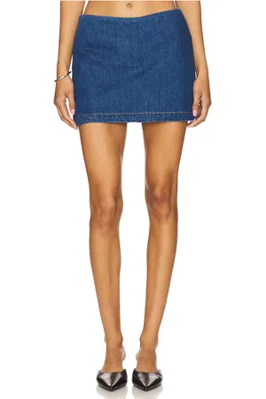 Amanda Uprichard Jace Skort in - Blue. Size L (also in M, S, XS).