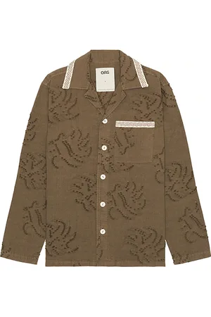 Oas Emberia Billie Dobby Shirt in - . Size L (also in M, S, XL/1X).