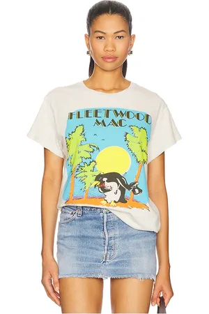 Madeworn Fleetwood Mac Tee in - Ivory. Size L (also in M, S, XL, XS).
