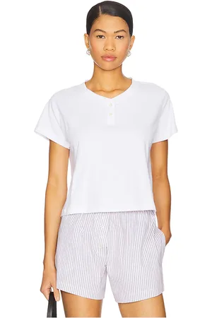 Leset Margo Henley Top in - . Size L (also in M, S, XL, XS).