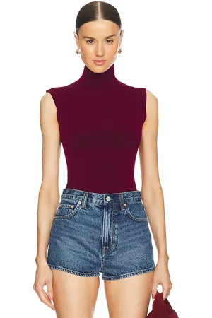 Norma Kamali X REVOLVE Slim Fit Sleeveless Turtleneck Top in - Purple. Size L (also in XXS).
