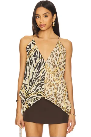 RONNY KOBO Starkey Top in - Brown. Size L (also in M, S, XS).