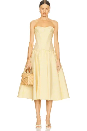 ALEXIS Summers Dress in - Yellow. Size L (also in S, XS).