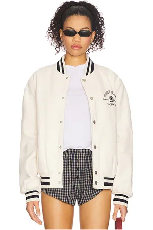 Tommy Hilfiger Varsity Jacket in - White. Size L (also in M, S, XL/1X).