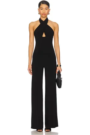 Norma Kamali Halter Straight Leg Jumpsuit in - . Size L (also in M, S, XL, XS).
