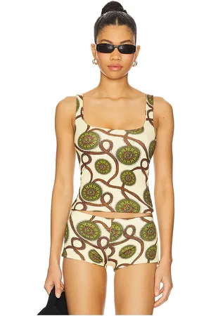SIEDRES Cali Top in - Green. Size L (also in M, S, XL, XS, XXS).