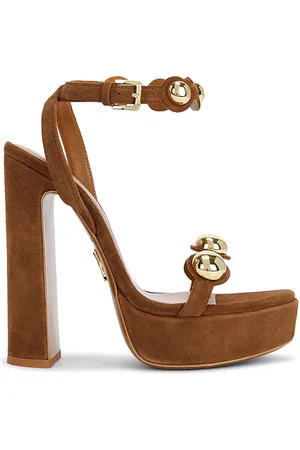Retrofete Lirica Platform in - Cognac. Size 37 (also in 38, 39, 40).