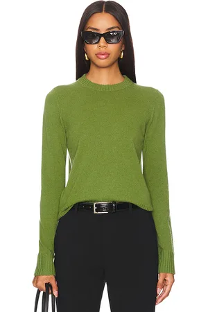 Vince Classic Crew Neck in - Sage. Size XS (also in XXS).